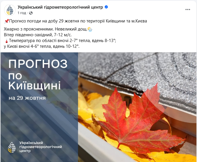 Погода в Україні завтра 29 жовтня несе дощ, сніг у Карпатах і пориви вітру - де буде негода, прогноз Погода в Україні завтра 29 жовтня несе дощ, сніг у Карпатах і пориви вітру - де буде негода, прогноз 6