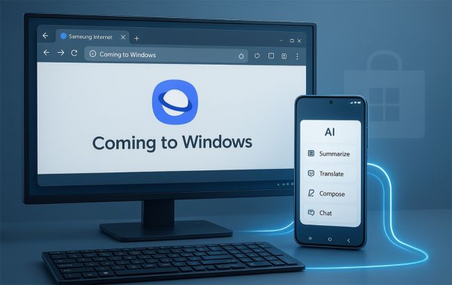 Samsung запустила браузер для Windows із функціями ШІ 1