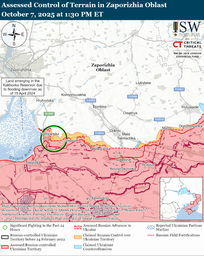 Ситуація на фронті 7 жовтня - ISW 14