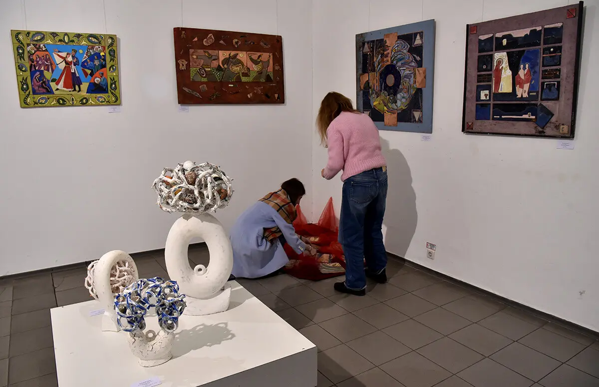 У київському Будинку художника відкрилася ювілейна виставка Сучасне мистецтво вогню 59