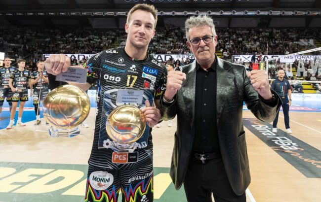 Волейболіст Плотницький - найкращий в Італії за двома показниками Волейболіст Плотницький - найкращий в Італії за двома показниками 1