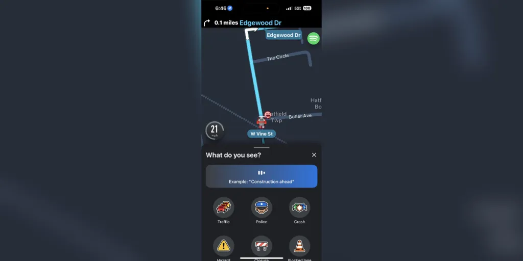 Waze додав голосові звіти про ситуації на дорогах 4