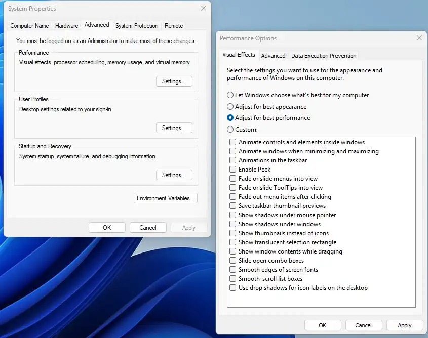 Windows 11 - як прискорити ПК, способи 22