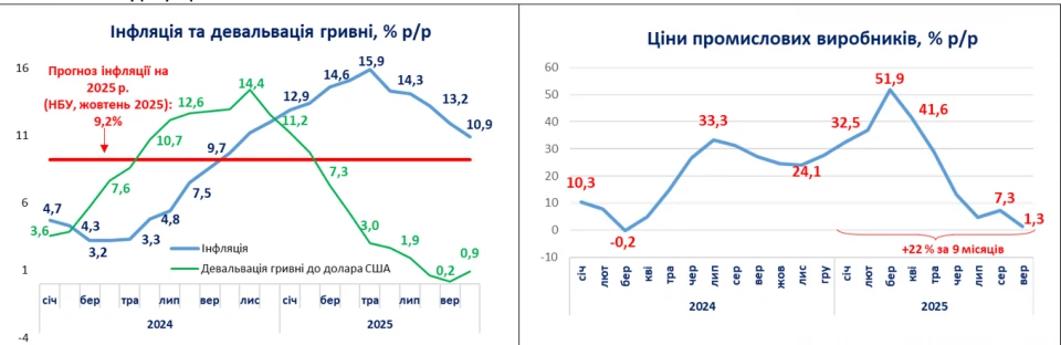 Данилишин про інфляцію у жовтні і вплив на неї політики НБУ 2