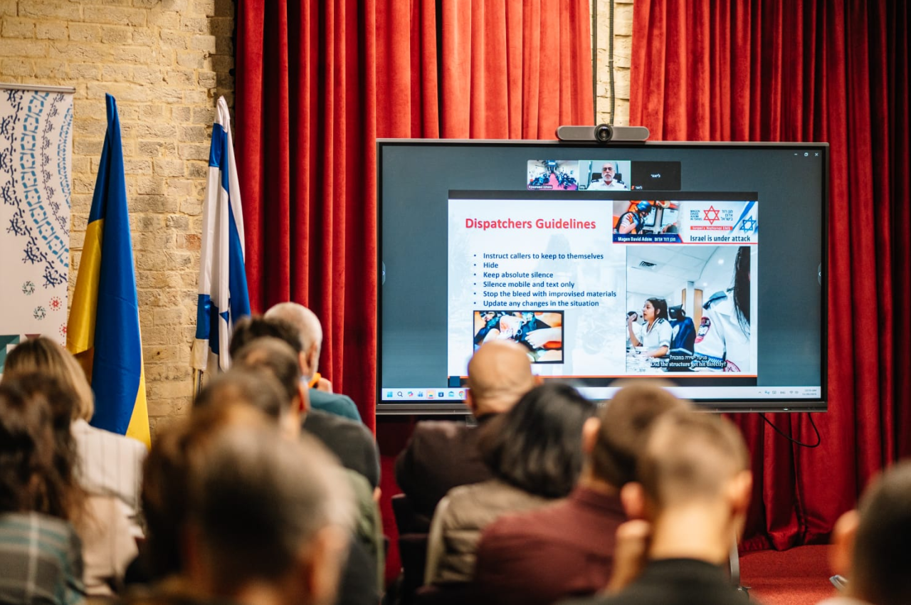 Екстрена медична допомога у кризових ситуаціях в Україні й Ізраїлі стала темою саміту - посольство 2