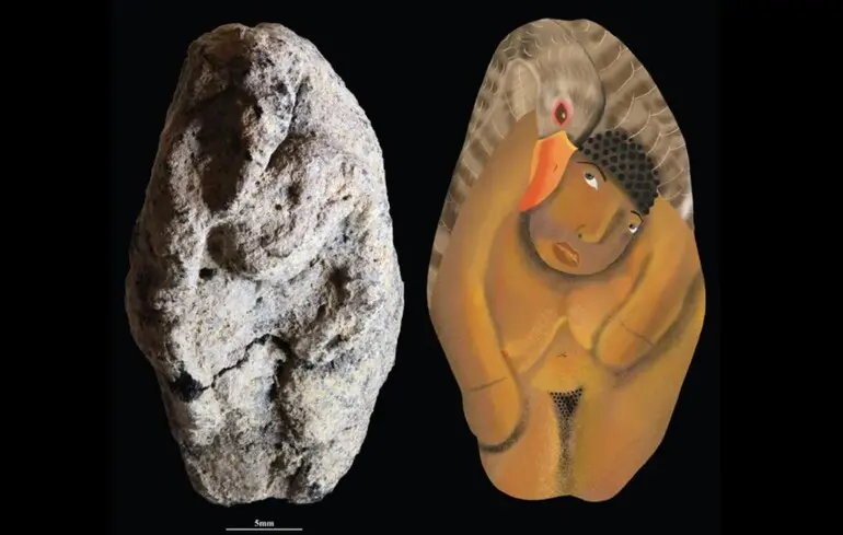 Фігурка гусака і жінки - вчені знайшли загадкову фігурку віком 12 тисяч років - фото 1
