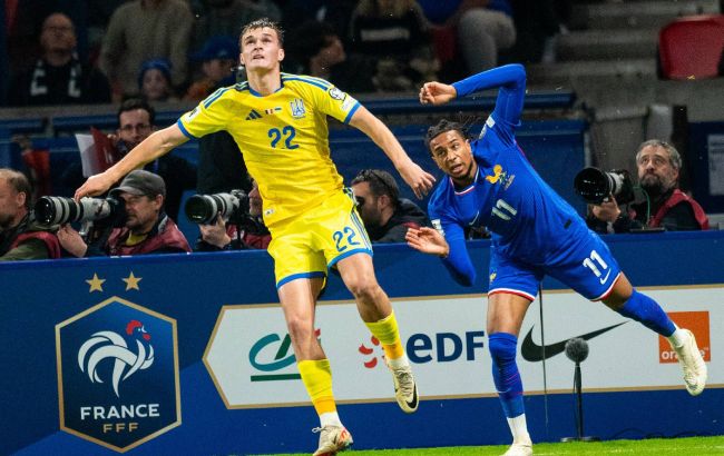 Франція Україна - дебют Михавка та реакція Реброва 2