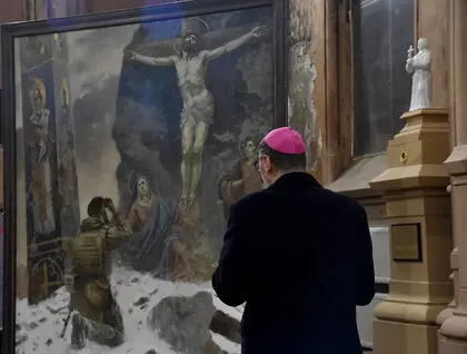 Картина «Молитва» з українським воїном буде передана до Ватикану - фото 33