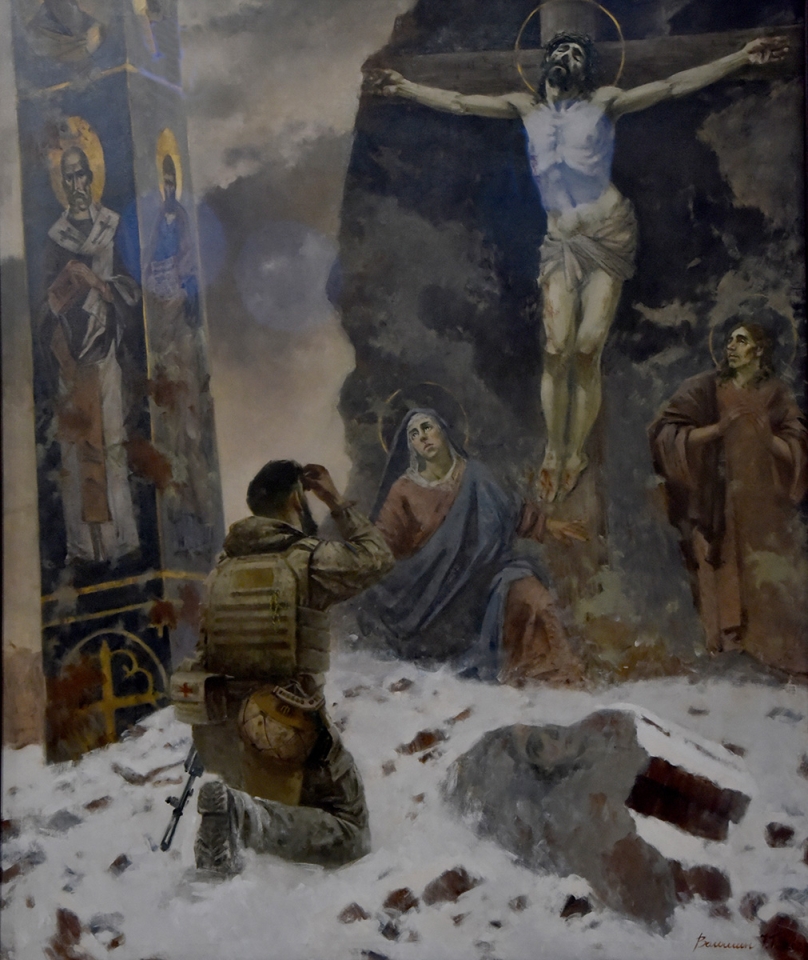 Картина «Молитва» з українським воїном буде передана до Ватикану - фото 45