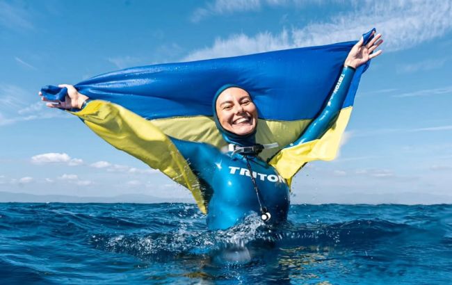 Катерина Садурська встановила свій восьмий рекорд у фрідайвінгу 1
