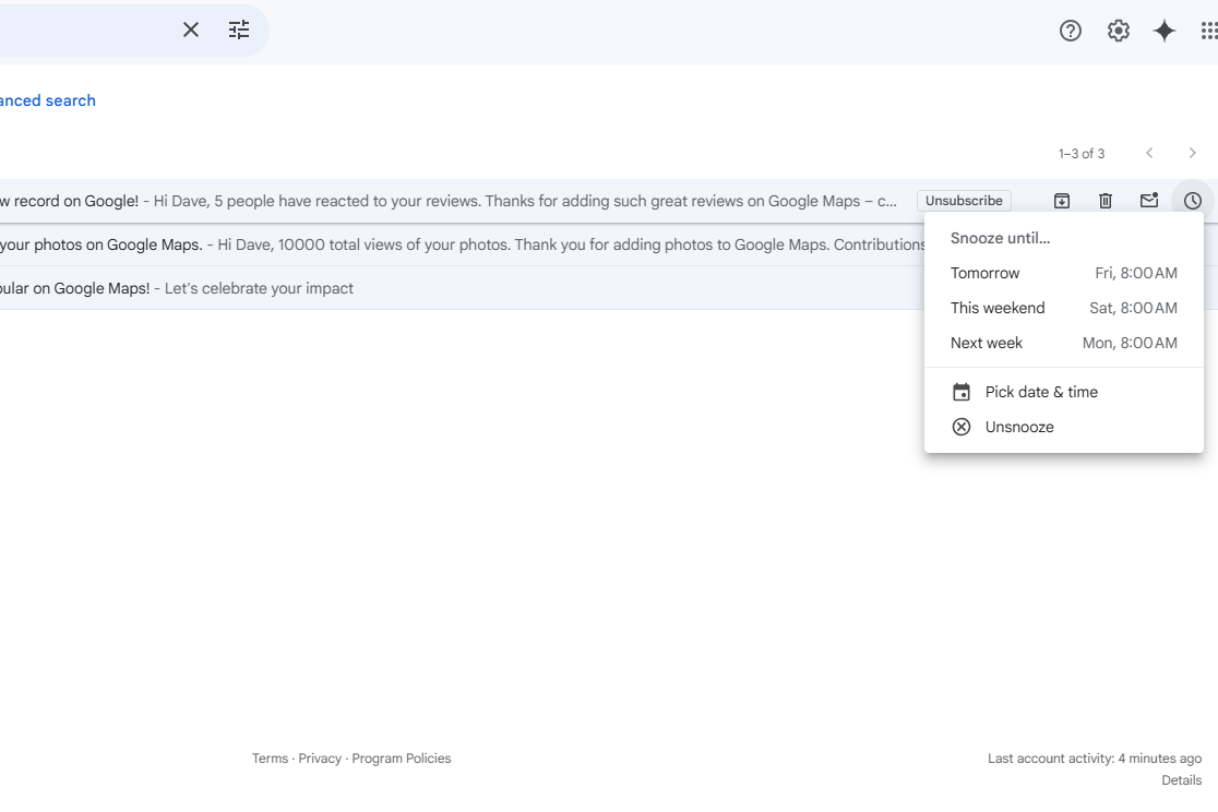 Корисні функції Gmail для зручної роботи з поштою - список 6