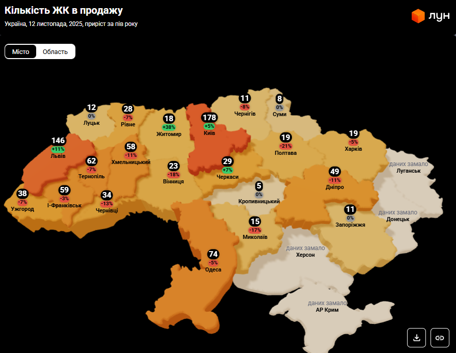 Нерухомість в Україні - скільки коштує житло у новобудовах і що буде з цінами 7