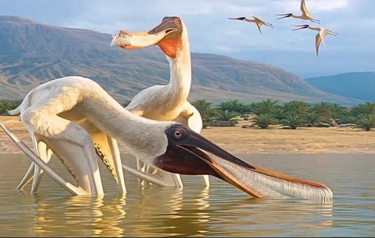 Новий вид птерозавра - вчені знайшли в блювоті динозавра рештки рептилії 1