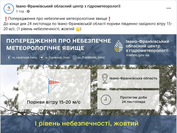 Погода в Україні сьогодні несе мороз у Карпатах, ожеледицю на дорогах і небезпечний вітер - прогноз 4