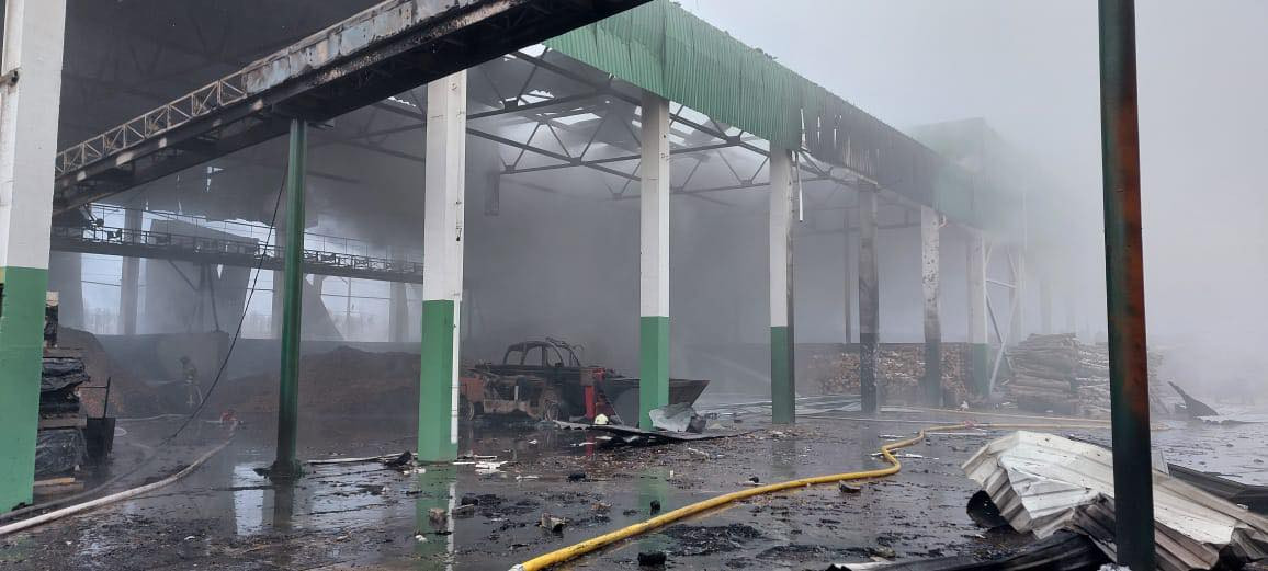 РФ вдарила по ТЕЦ на Чернігівщині, яка працювала на біомасі 1