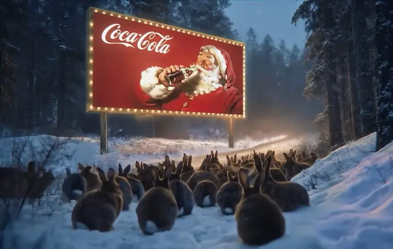 Різдвяна реклама Coca-Cola - цьогорічний відеоролик згенерований штучним інтелектом - новини технологій Різдвяна реклама Coca-Cola - цьогорічний відеоролик згенерований штучним інтелектом - новини технологій 1
