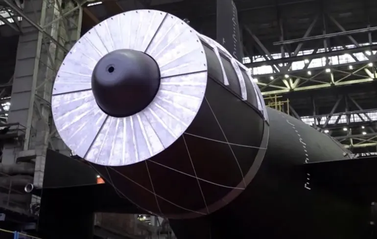 Росія спустила на воду носій ядерних торпед Посейдон — підводний човен Хабаровськ — новини Росія 1