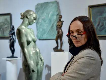 Скульптор Анатолій Кущ відкриває масштабну експозицію у Києві - фоторепортаж 14