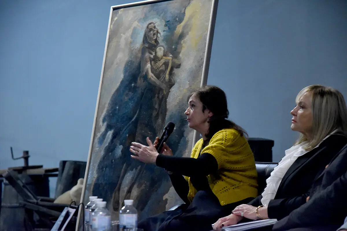 У Музеї Голодомору після реставрації презентували першу у світі картину про геноцид Рік 1933 39