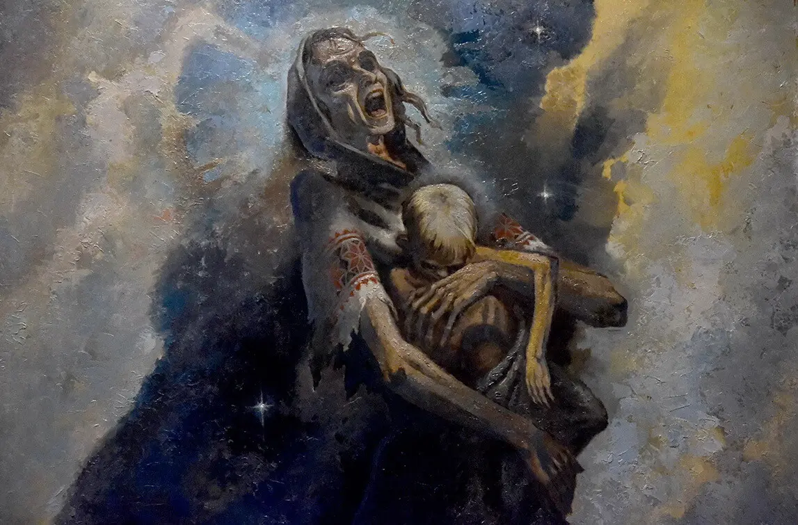 У Музеї Голодомору після реставрації презентували першу у світі картину про геноцид Рік 1933 43