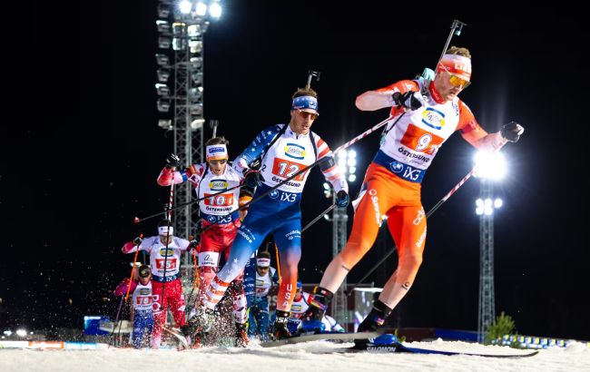 Україна на кубоку світу з біатлону 2025/26 Естерсунд - результат змагань 1