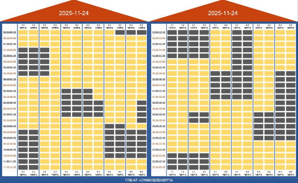 Відключення світла 24 листопада - графіки відключень, список Відключення світла 24 листопада - графіки відключень, список 4