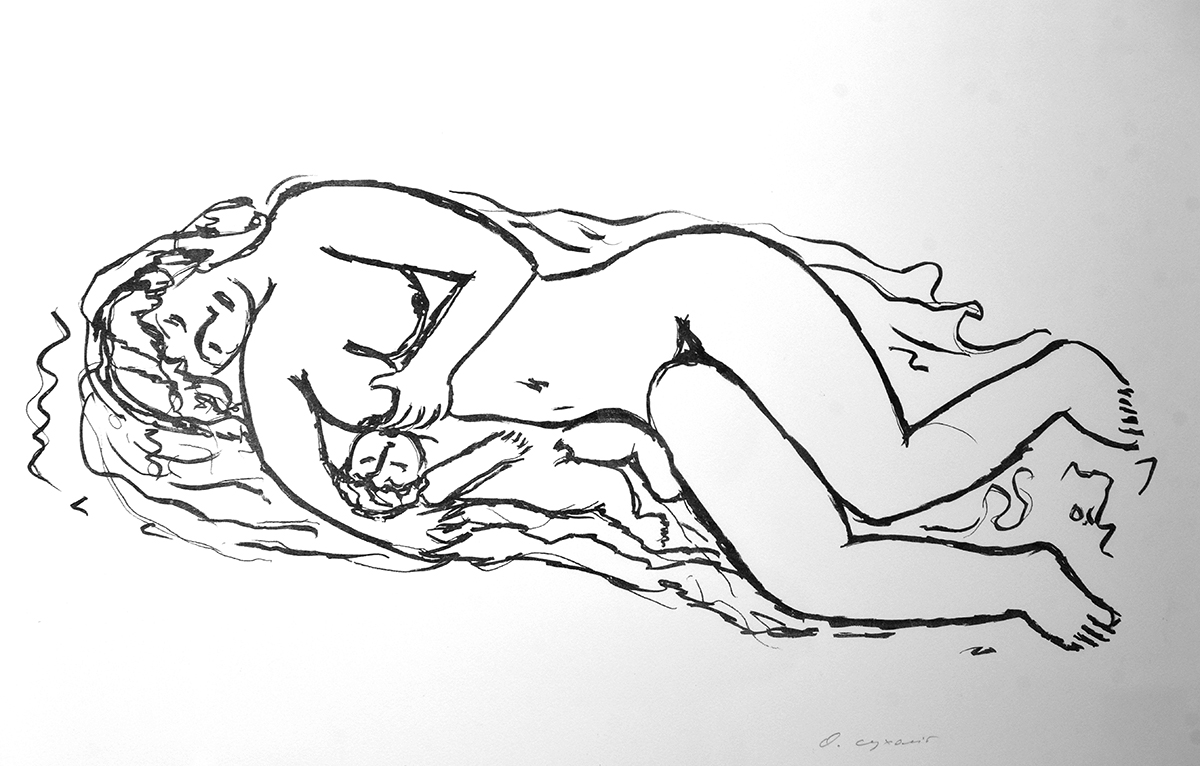 Виставка «Олександр Сухоліт. Родина» - у Музеї історії Києва показали унікальне портфоліо літографій - фото Виставка «Олександр Сухоліт. Родина» - у Музеї історії Києва показали унікальне портфоліо літографій - фото 43