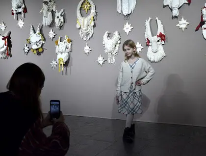 100 кіз Лесі Патоки - в Українському Домі відкрили виставку обрядових масок - фото 28