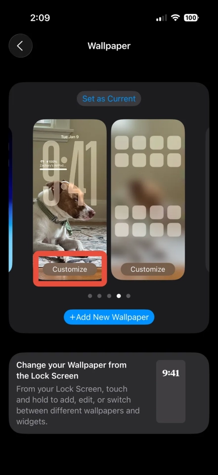 Екран блокування в iOS 26 - як змінити, способи 2
