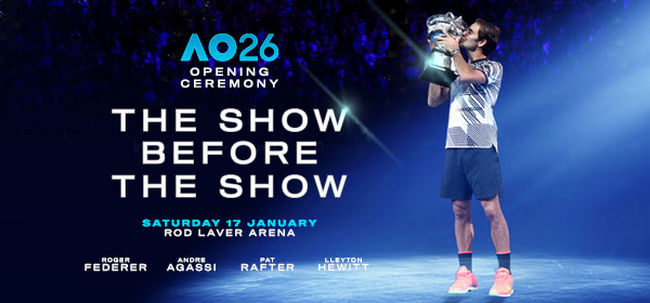 Федерер, Агассі та інші легенди зіграють на Australian Open 2026 Федерер, Агассі та інші легенди зіграють на Australian Open 2026 2