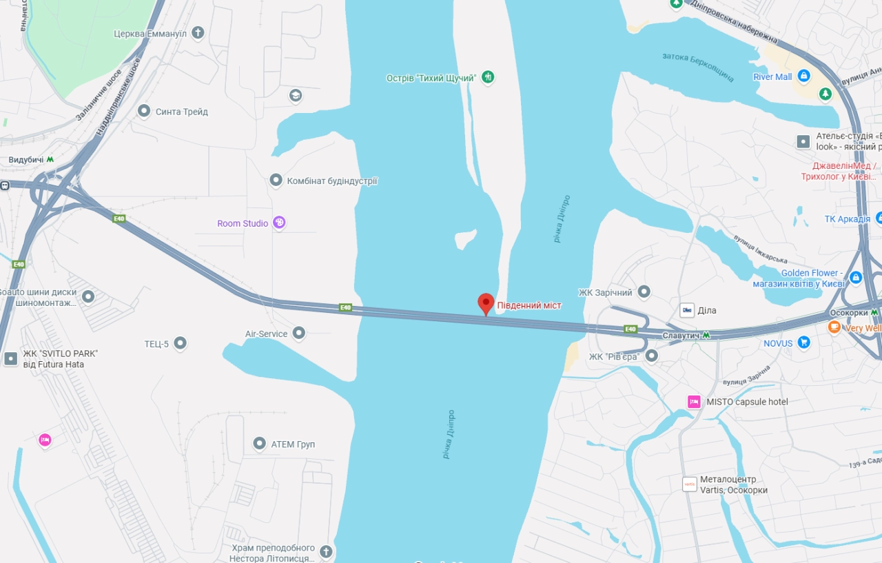 Південний міст у Києві частково закритий для руху транспорту сьогодні 22 грудня - де ремонт 3