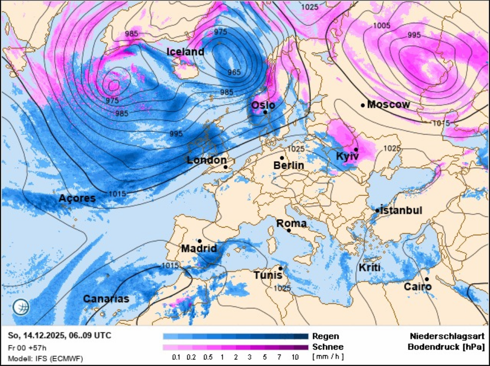 Погода в Україні і Києві на вихідні несе похолодання і сніг - прогноз на 13 і 14 грудня 2