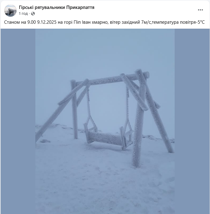 Сніг в Україні сьогодні 9 грудня помітили у різних областях - прогноз погоди 2