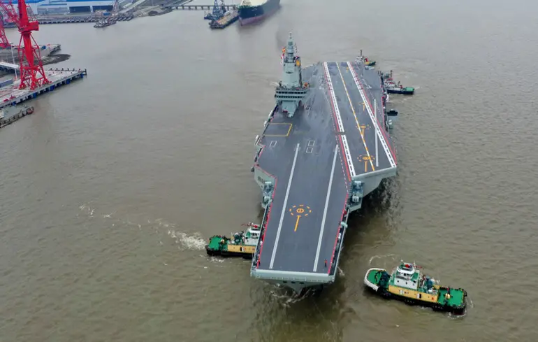 Тайвань заявив, що стежив за проходом найновішого авіаносця Китаю через протоку - Що відомо 1