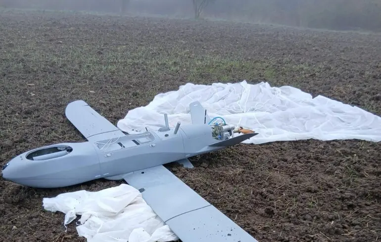 У турецькому окрузі Маньяс впав російський розвідувальний БПЛА Мерлін - відео 1