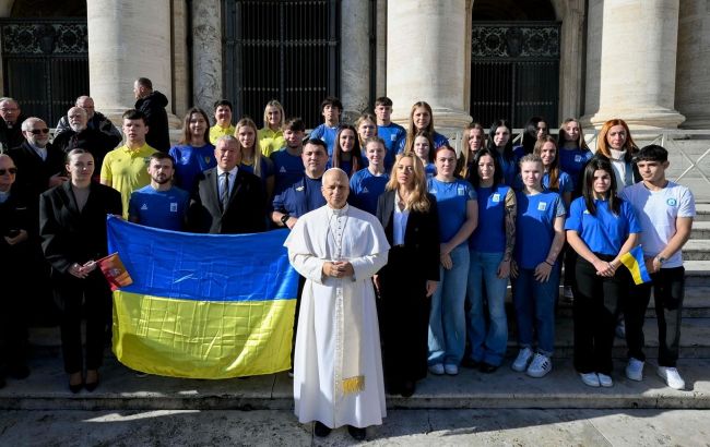 Учасники Olympic Dreams отримали благословення Папи Римського Лева XIV 1