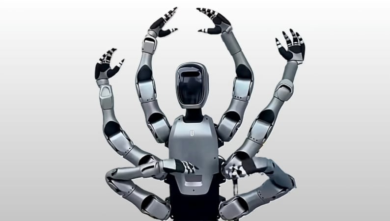 В Китаї представили гуманоїдного робота із шістьма руками (фото) 1