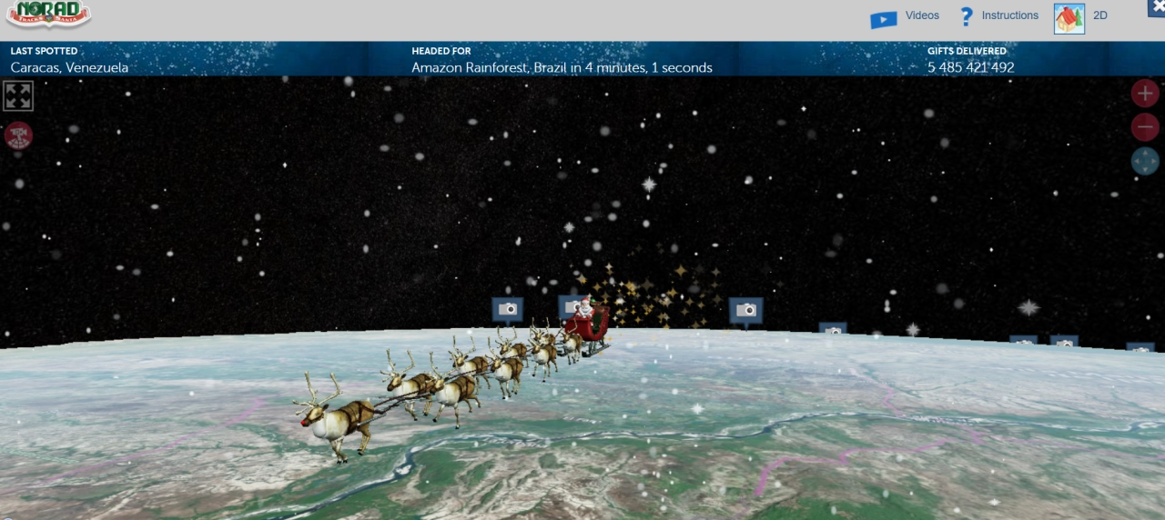 Війська США і Канади стежили за Сантою-Клаусом 70-й рік поспіль 2