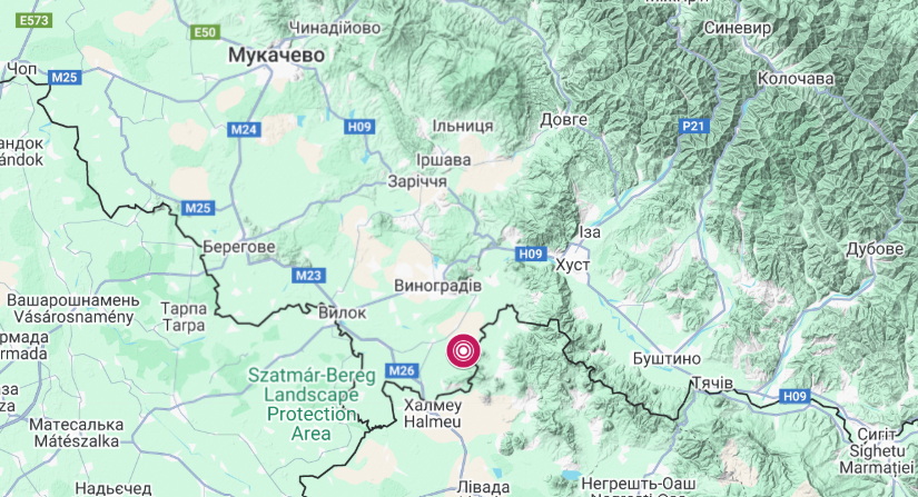 Землетрус в Україні стався 8 грудня - поштовхи зафіксували у районі села Холмовець на Закарпатті 2