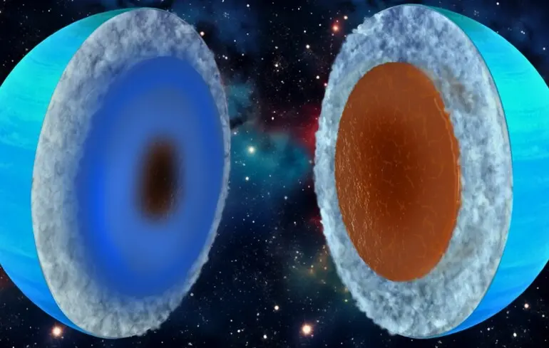 Чому у Нептуна та Урана дивне магнітне поле - вчені розповіли про гарячий темний лід 1