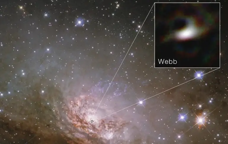 Джеймс Вебб зробив знімок краю чорної діри - чому це важливо - фото 1