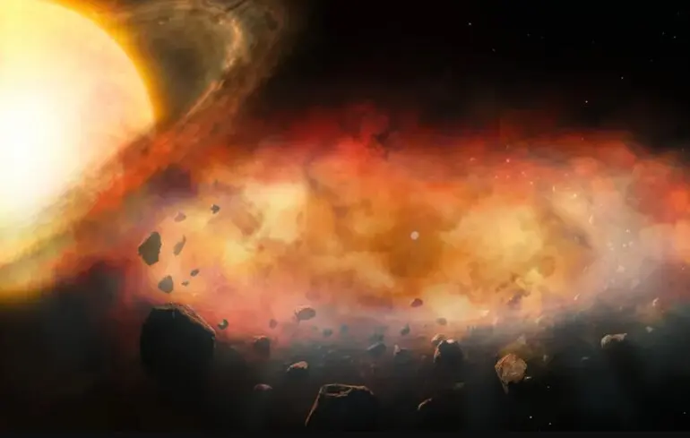 Хмара випарованого металу в космосі утримує загадковий об'єкт - що знайшли вчені 1