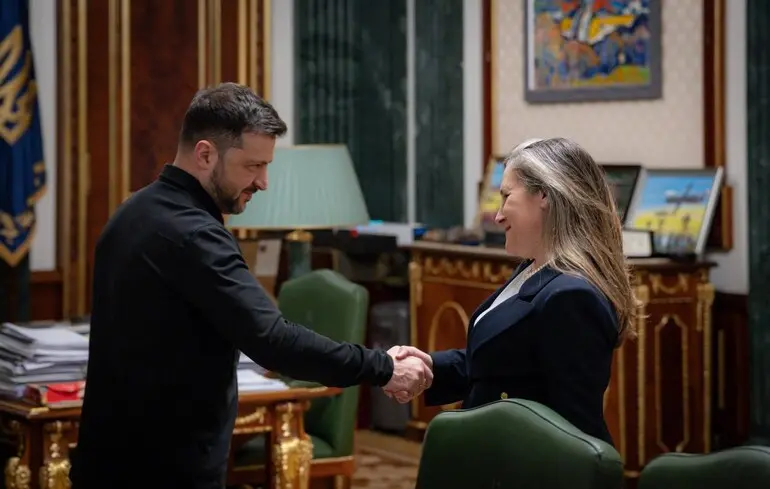 Христя Фріланд стала радницею з питань економічного розвитку - новини України 1