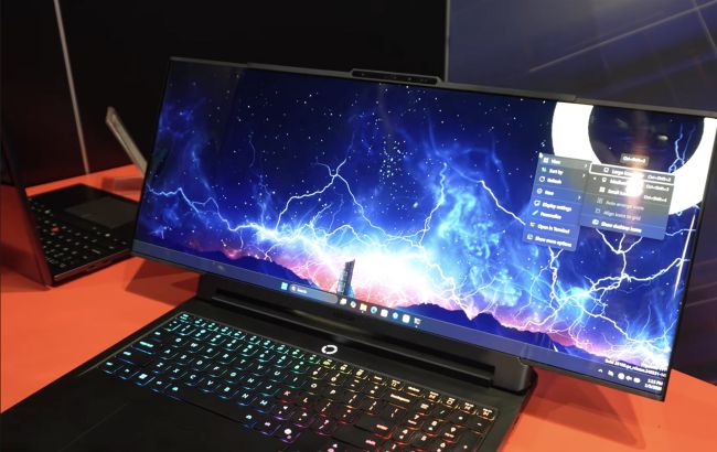 Lenovo представила ноутбук з екраном, який збільшується з боків - фото 1