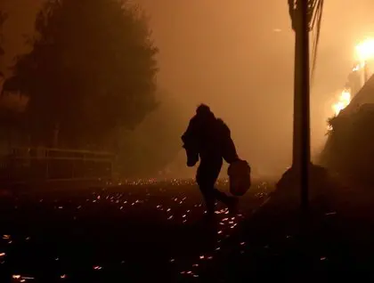 Лісові пожежі в Чилі - вогонь зруйнував сотні будинків і спричинив масову евакуацію - фото 4