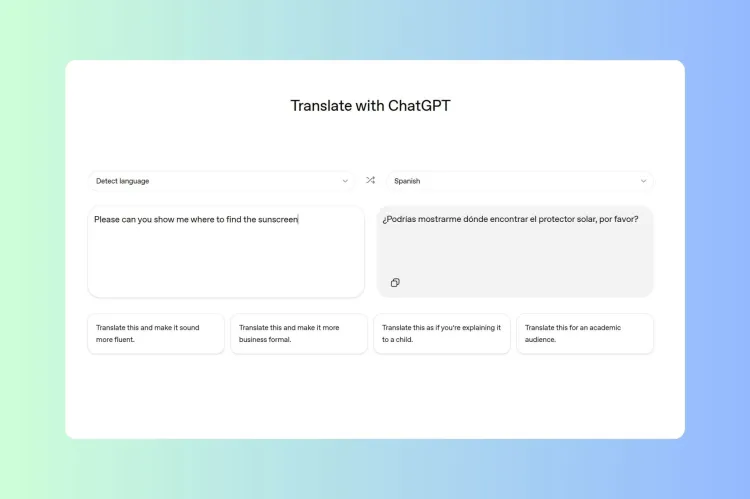 OpenAI запустила ChatGPT Translate - функції перекладача 2