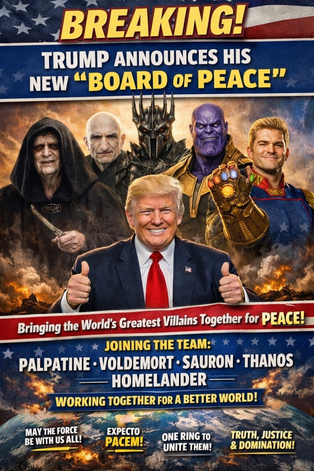 Рада миру Трампа - у соцмережах висміяли склад і символіку нової ініціативи - фото 14