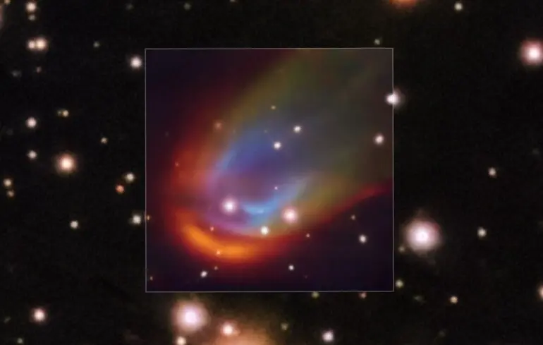 Райдужне світіння біля мертвої зірки - що зафіксували астрономи - чому це важливо 1