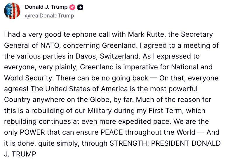 США та Гренландія - Трамп скликає зустріч у Давосі 2