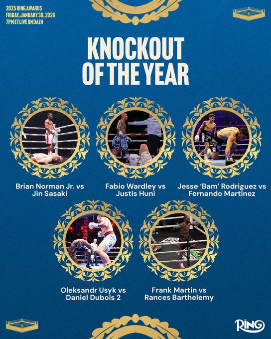 Усик серед номінантів на Нокаут року від The Ring - хто суперники 2